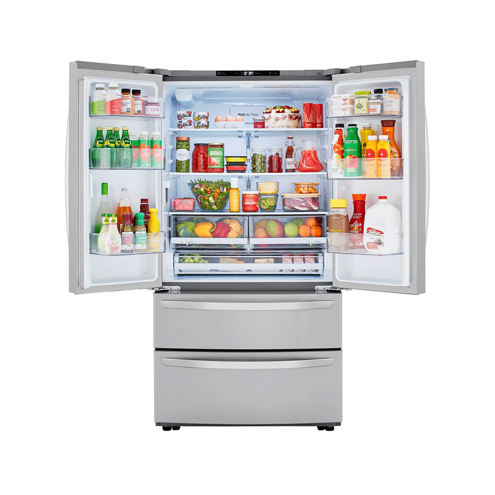 LMWS27626S LG French Door Refrigerator Aegis Wireless