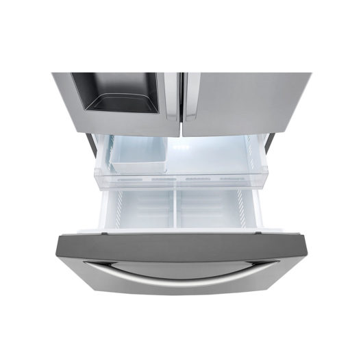 LG 33 in. 25 cu. ft. French Door Refrigerator with Ice Maker - Image 4