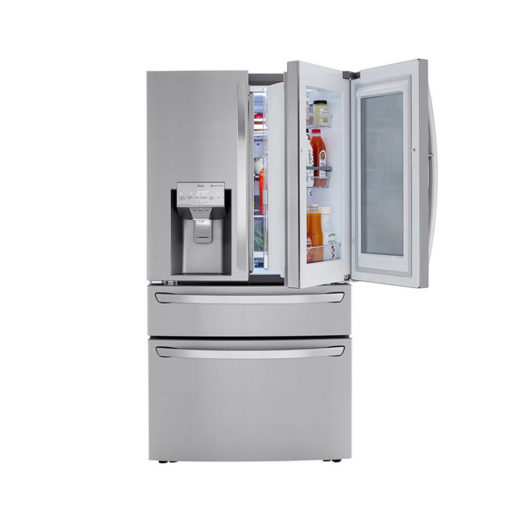 LG 36 in. 22.5 cu. ft. Counter-Depth Smart French Door Refrigerator - Image 3