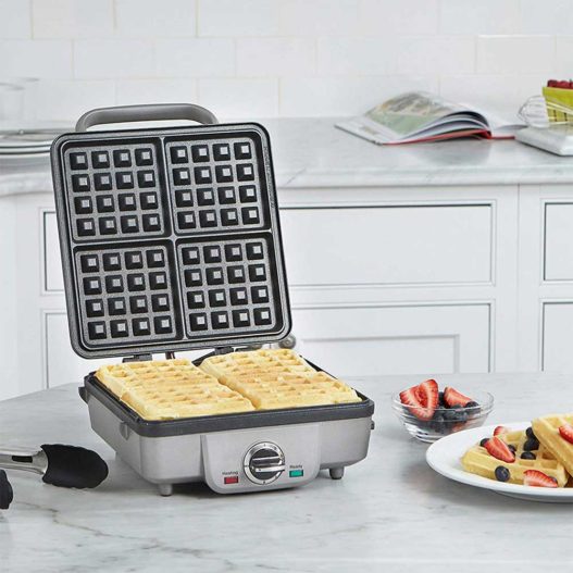 Belgian Waffle Maker with Pancake Plate WAF-350IHR - Image 4