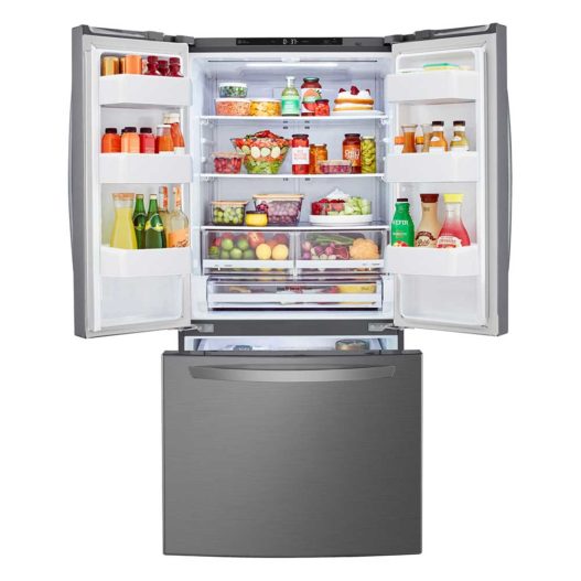 LG 33 in. 25.1 cu. ft. French Door Refrigerator with Multi-Air Flow - Image 2