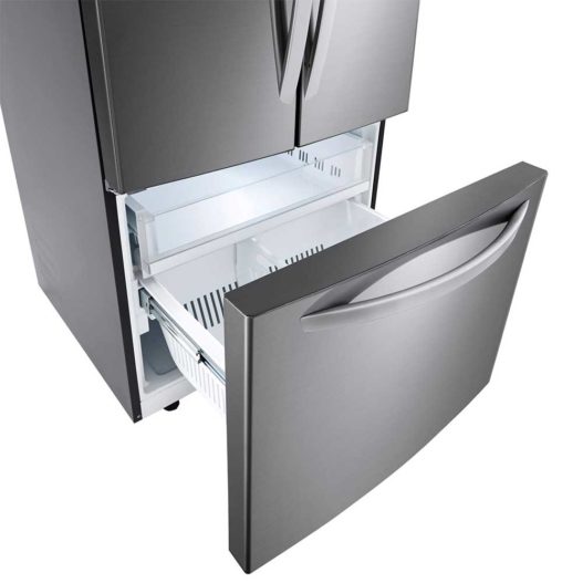 LG 33 in. 25.1 cu. ft. French Door Refrigerator with Multi-Air Flow - Image 5