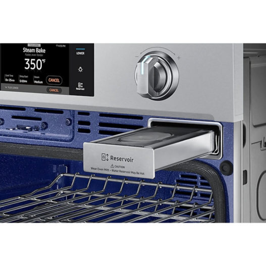 Samsung 5.1 cu. ft. Convection Single Electric Oven with Steam Bake - Image 5