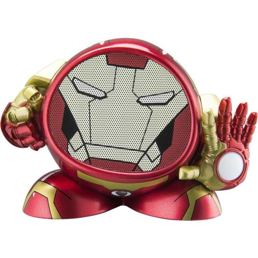 Marvel - Iron Man Portable Bluetooth Speaker - Red - Image 4