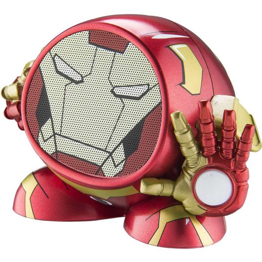 Marvel - Iron Man Portable Bluetooth Speaker - Red - Image 3