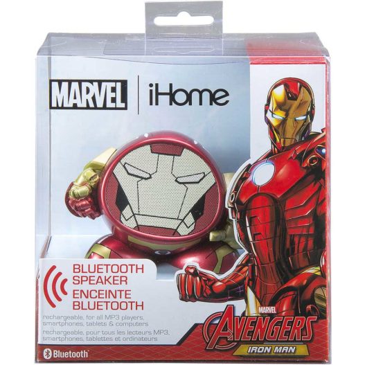 Marvel - Iron Man Portable Bluetooth Speaker - Red - Image 2