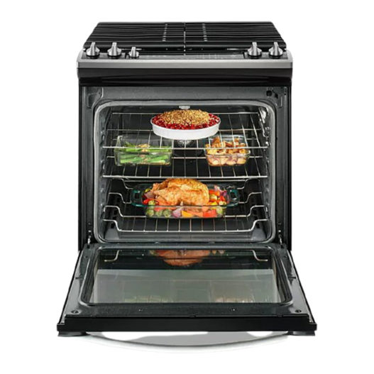 Whirlpool WEG745H0FS Front Controls, 5 burner gas stove - Image 2