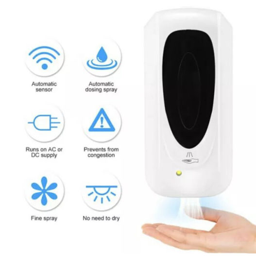 Automatic Touchless Hand Sanitizer Dispenser with Stand - Image 2