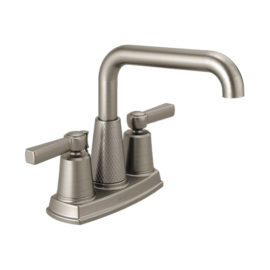 Delta Two Handle Centerset Bathroom Faucet - Nickel