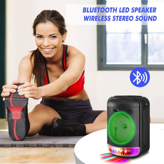 Technical Pro LIT8 Rechargeable Bluetooth Led Speaker - Image 4