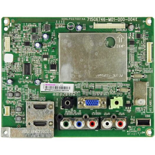 Vizio 756XECB02K058 Main Board for E280-B1