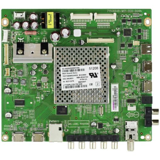 Vizio 756TXECB02K0250 Main Board for E500i-B1